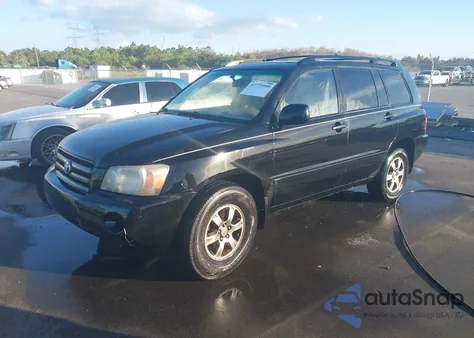 2005 Toyota Highlander V6 from USA, damaged, VIN JTEDP21A750057783